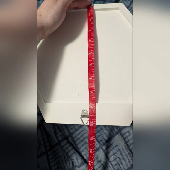 Handmade Cherry Blossom Hexagon Wall Decor (EUC) - Picture 8 of 15